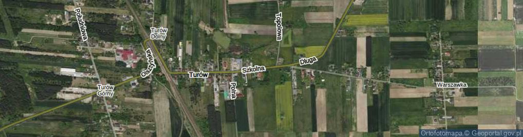 Zdjęcie satelitarne Szkolna ul.