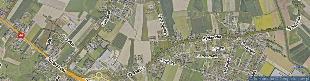 Zdjęcie satelitarne Szkatuły Leona, ks. ul.