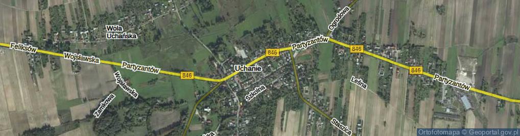 Zdjęcie satelitarne Szeroka ul.