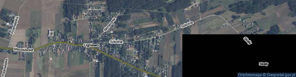 Zdjęcie satelitarne Szkolna ul.