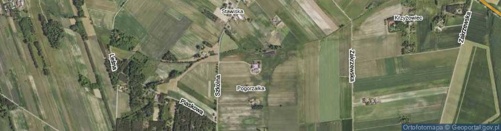 Zdjęcie satelitarne Szkolna ul.