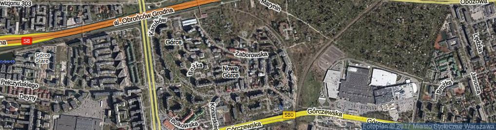 Zdjęcie satelitarne Szlifierska ul.