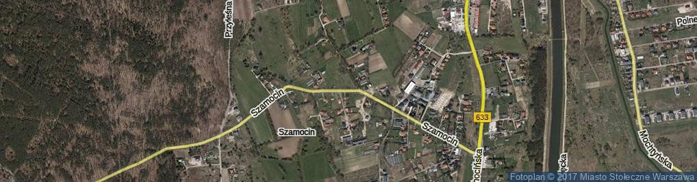 Zdjęcie satelitarne Szamocin ul.