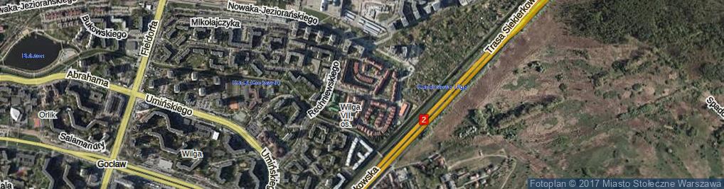 Zdjęcie satelitarne Szkoły Orląt ul.