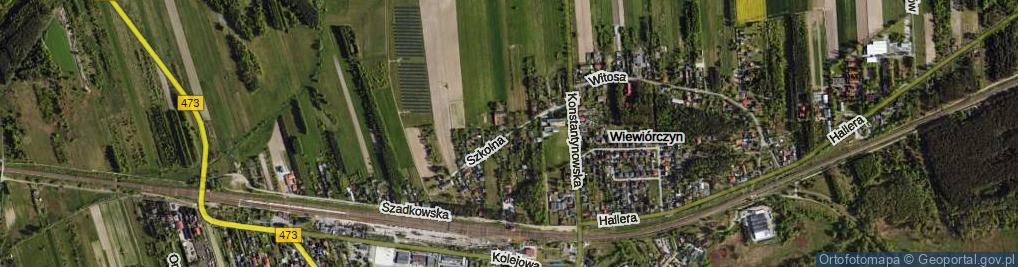 Zdjęcie satelitarne Szkolna ul.