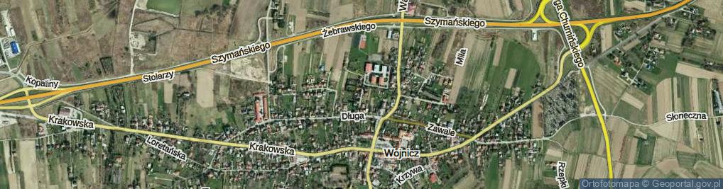 Zdjęcie satelitarne Szkolna ul.