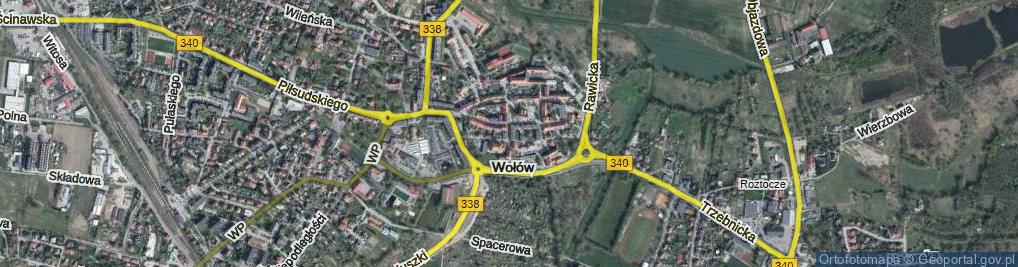 Zdjęcie satelitarne Szkolna ul.