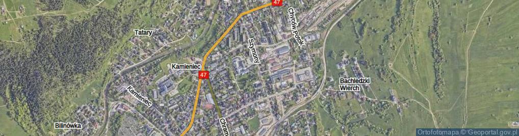 Zdjęcie satelitarne Szymony ul.