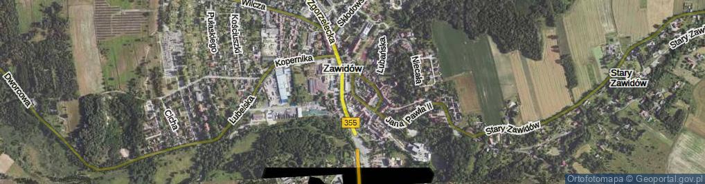 Zdjęcie satelitarne Szeroka ul.