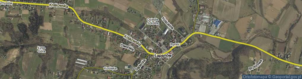 Zdjęcie satelitarne Szkolna ul.