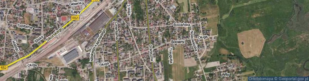 Zdjęcie satelitarne Szwarce Bronisława ul.