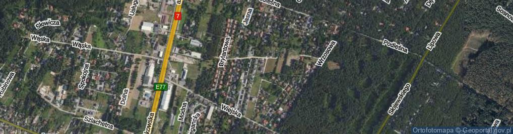 Zdjęcie satelitarne Szafirowa ul.