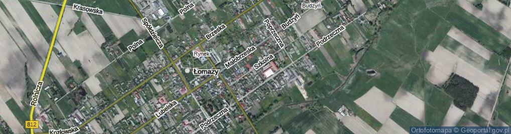 Zdjęcie satelitarne Szkolna ul.