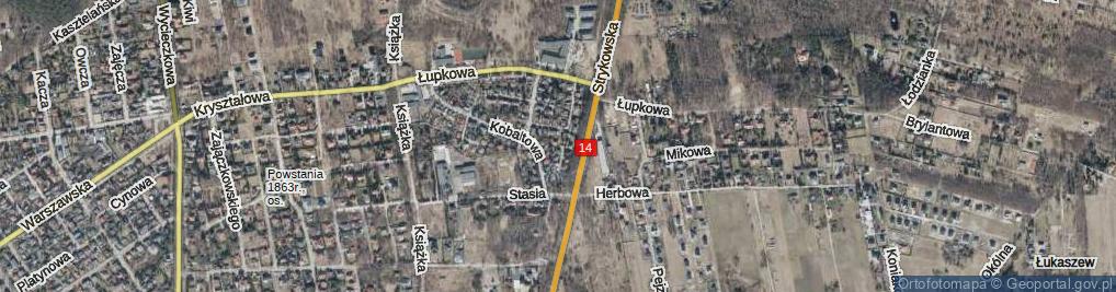 Zdjęcie satelitarne Szafirowa ul.