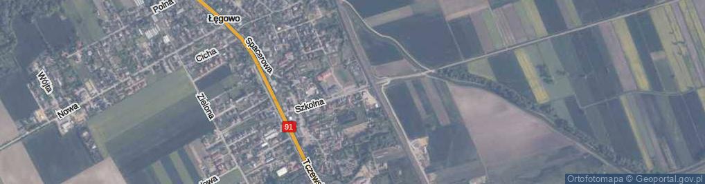 Zdjęcie satelitarne Szkolna ul.