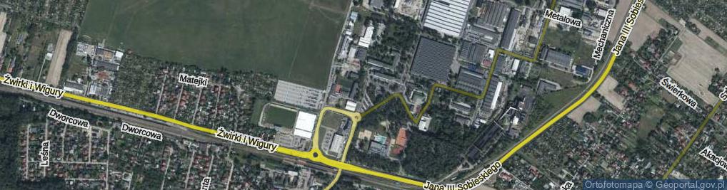 Zdjęcie satelitarne Szkolna ul.