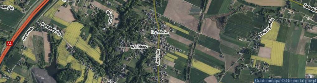 Zdjęcie satelitarne Szerocka ul.