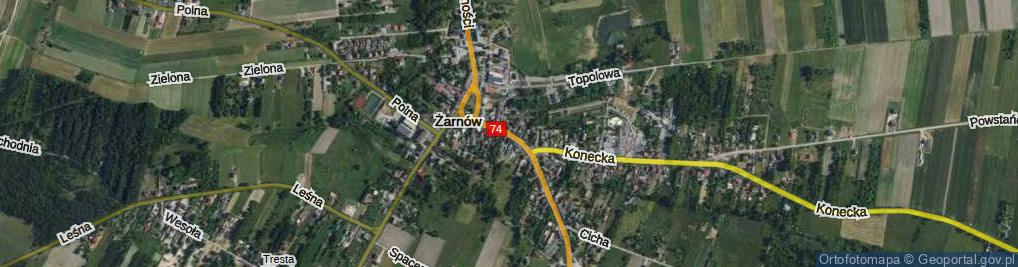 Zdjęcie satelitarne Szeroka ul.