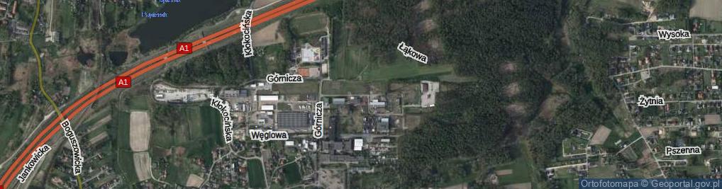 Zdjęcie satelitarne Szybowa ul.