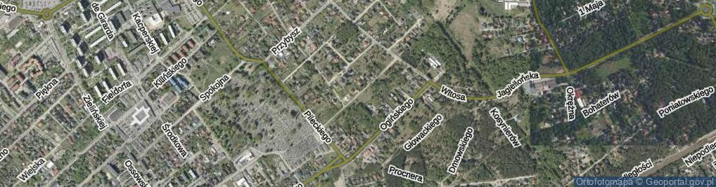 Zdjęcie satelitarne Szymanowskiego Karola Macieja ul.