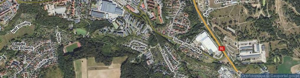 Zdjęcie satelitarne Tarasowa ul.