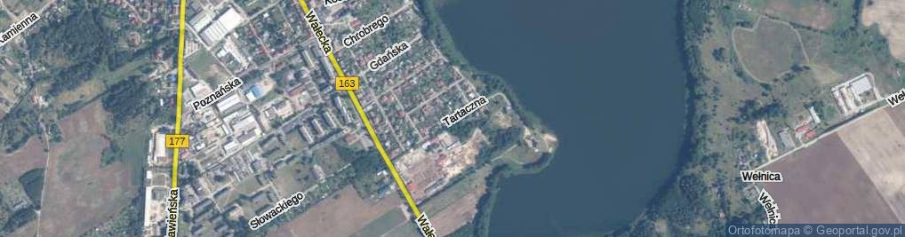 Zdjęcie satelitarne Tartaczna ul.