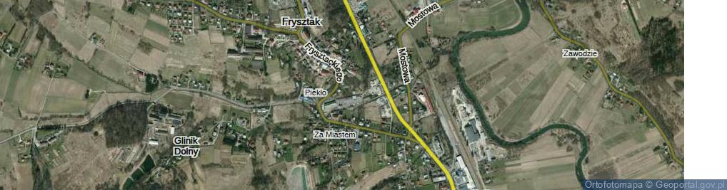 Zdjęcie satelitarne Targowa ul.