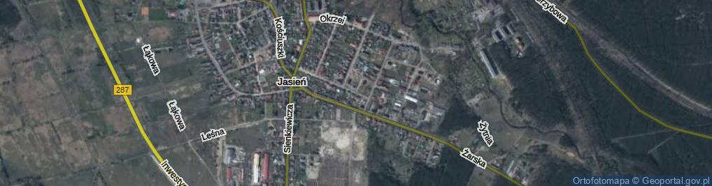 Zdjęcie satelitarne Tartaczna ul.