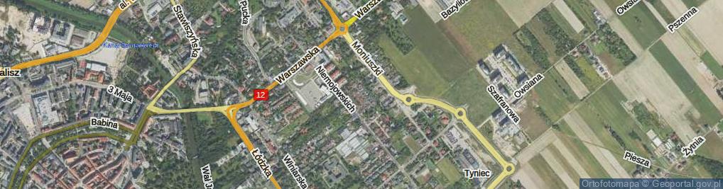 Zdjęcie satelitarne Taczanowskiego Edmunda, gen. ul.