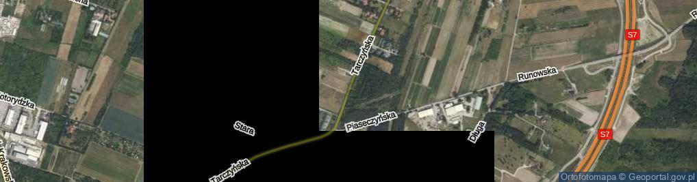 Zdjęcie satelitarne Tarczyńska ul.