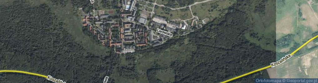 Zdjęcie satelitarne Tarnopolska ul.