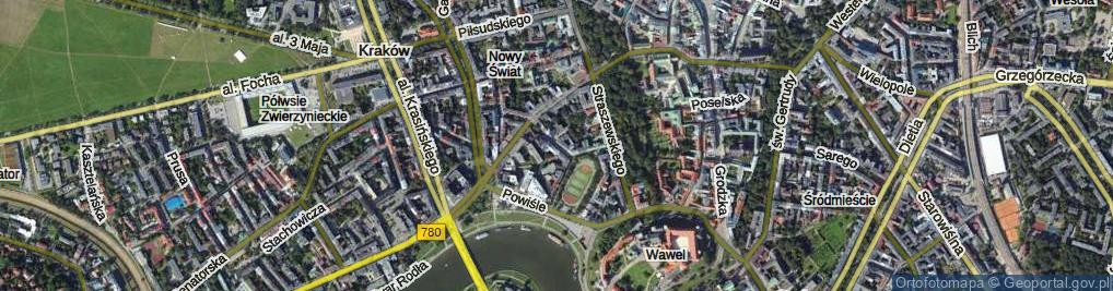 Zdjęcie satelitarne Tarłowska ul.