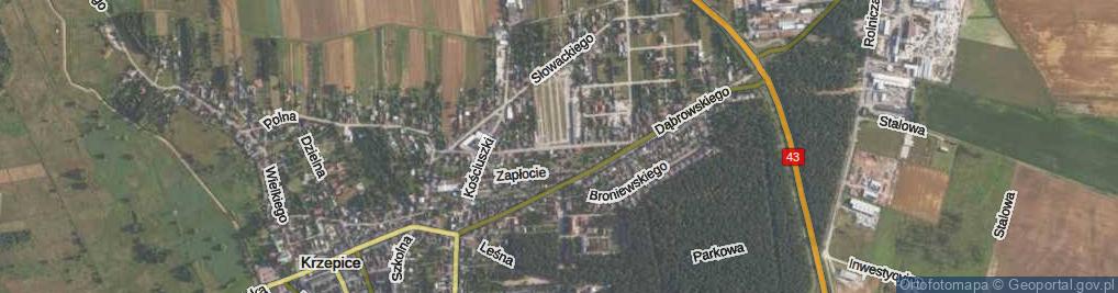 Zdjęcie satelitarne Targowa ul.