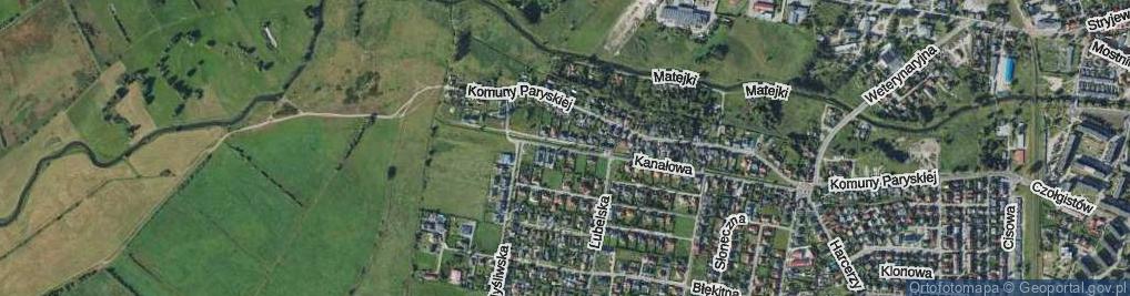 Zdjęcie satelitarne Tatrzańska ul.