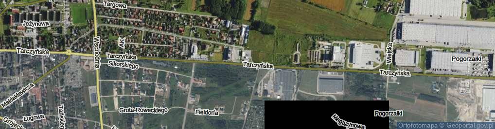 Zdjęcie satelitarne Tarczyńska ul.