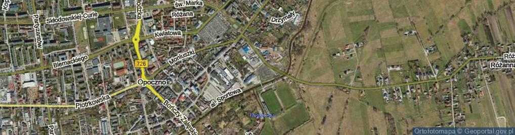 Zdjęcie satelitarne Targowa ul.