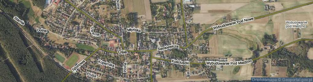 Zdjęcie satelitarne Targowa ul.