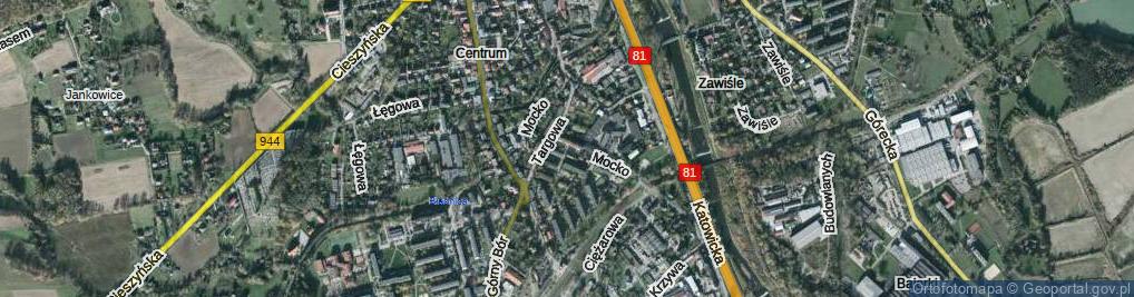 Zdjęcie satelitarne Targowa ul.