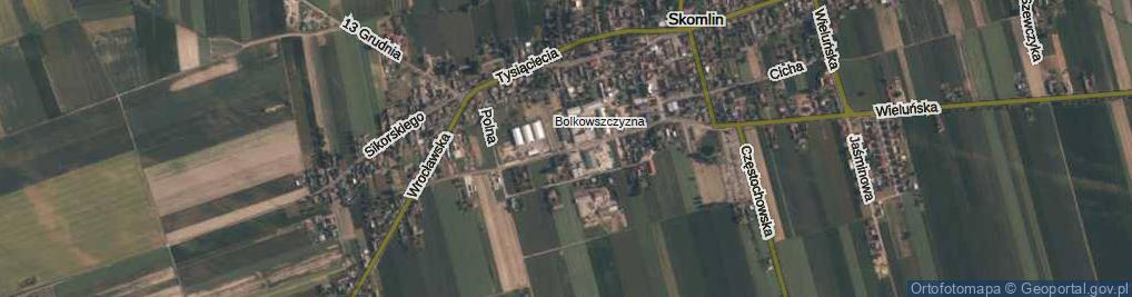 Zdjęcie satelitarne Targowa ul.