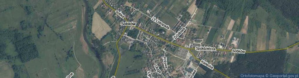 Zdjęcie satelitarne Targowa ul.