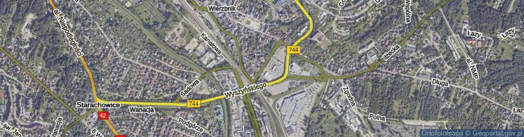 Zdjęcie satelitarne Targowa ul.