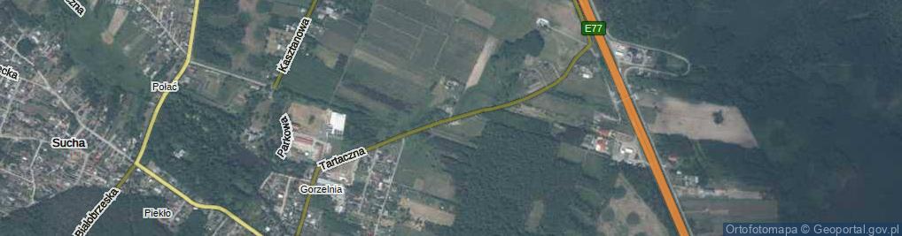 Zdjęcie satelitarne Tartaczna ul.