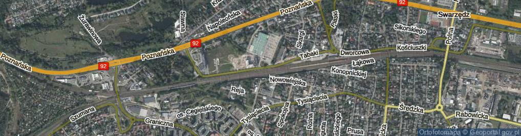 Zdjęcie satelitarne Tabaki Antoniego ul.