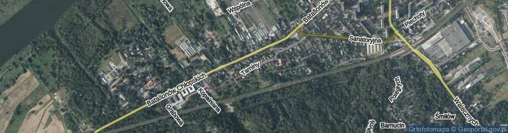 Zdjęcie satelitarne Tarniny ul.