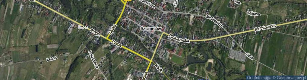 Zdjęcie satelitarne Targowa ul.