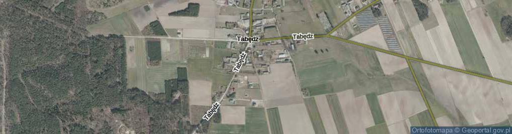 Zdjęcie satelitarne Tabędz ul.