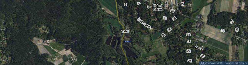 Zdjęcie satelitarne Talar ul.