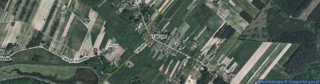 Zdjęcie satelitarne Talczyn ul.