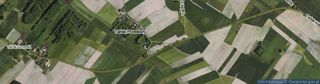 Zdjęcie satelitarne Tańsk-Przedbory ul.