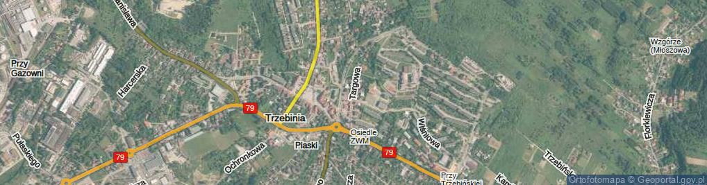 Zdjęcie satelitarne Targowa ul.